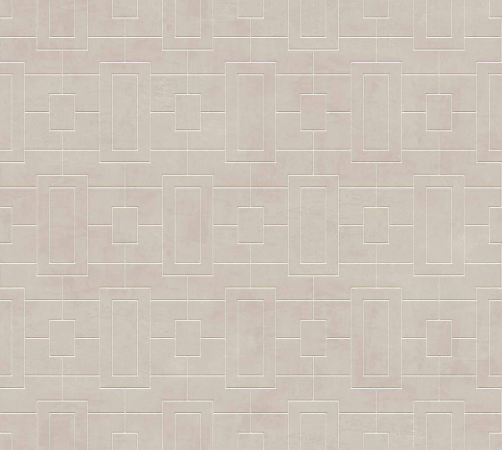 Curated visual reference: Visual Reference: Fretwork Limestone By Coordonné Designer Wallpaper