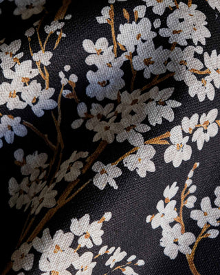 Cherry Blossom Onyx Linen