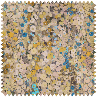 Hollyhocks Cotton Linen Flax - product image
