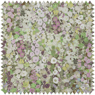 Hollyhocks Cotton Linen Meadow - product image