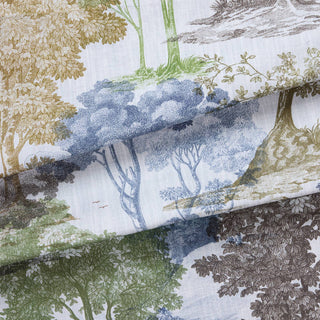 Dendrophilia Cotton Linen Delphinium - additional image
