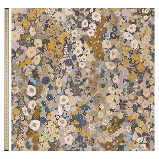 Hollyhocks Cotton Linen Flax - additional image