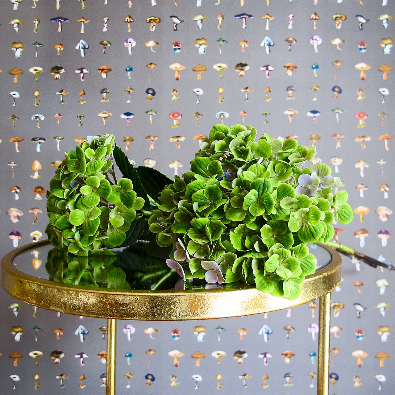 Forager Black by 17 Patterns, wallpaper