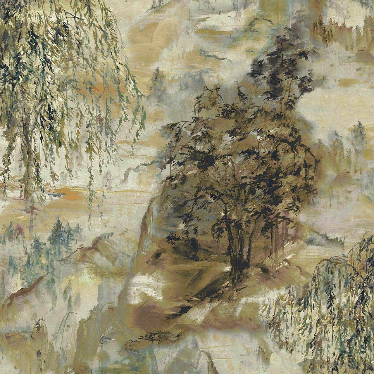 Dunhuang Cardamom by Coordonné, wallpaper