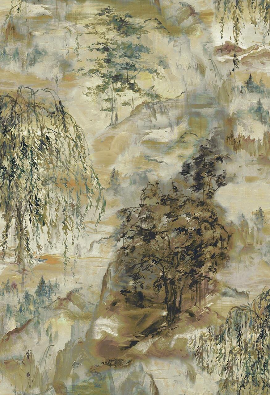 Dunhuang Cardamom by Coordonné, wallpaper