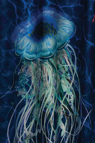 Jellyfish Velvet Panel Original