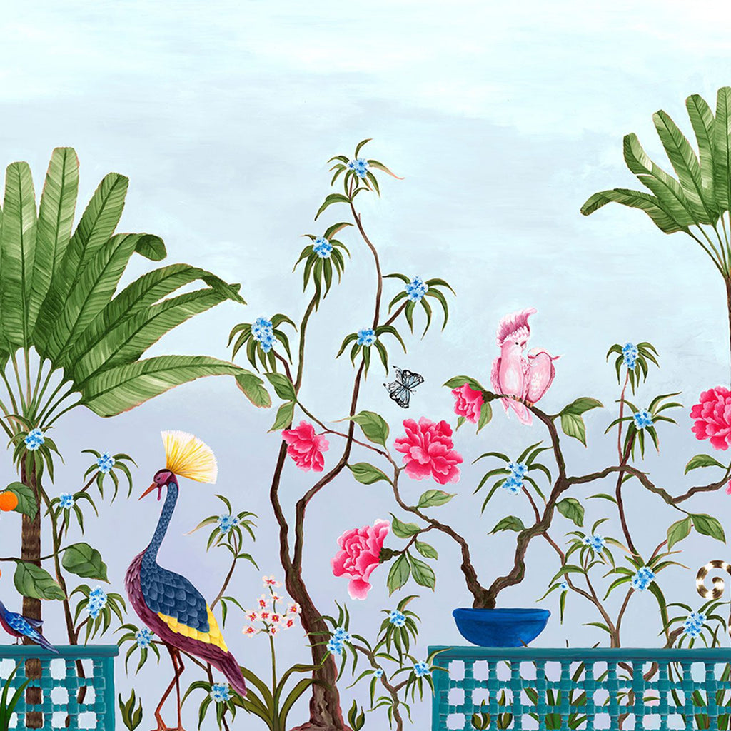 Neo-Tea Garden Blue – NewWall Inc.