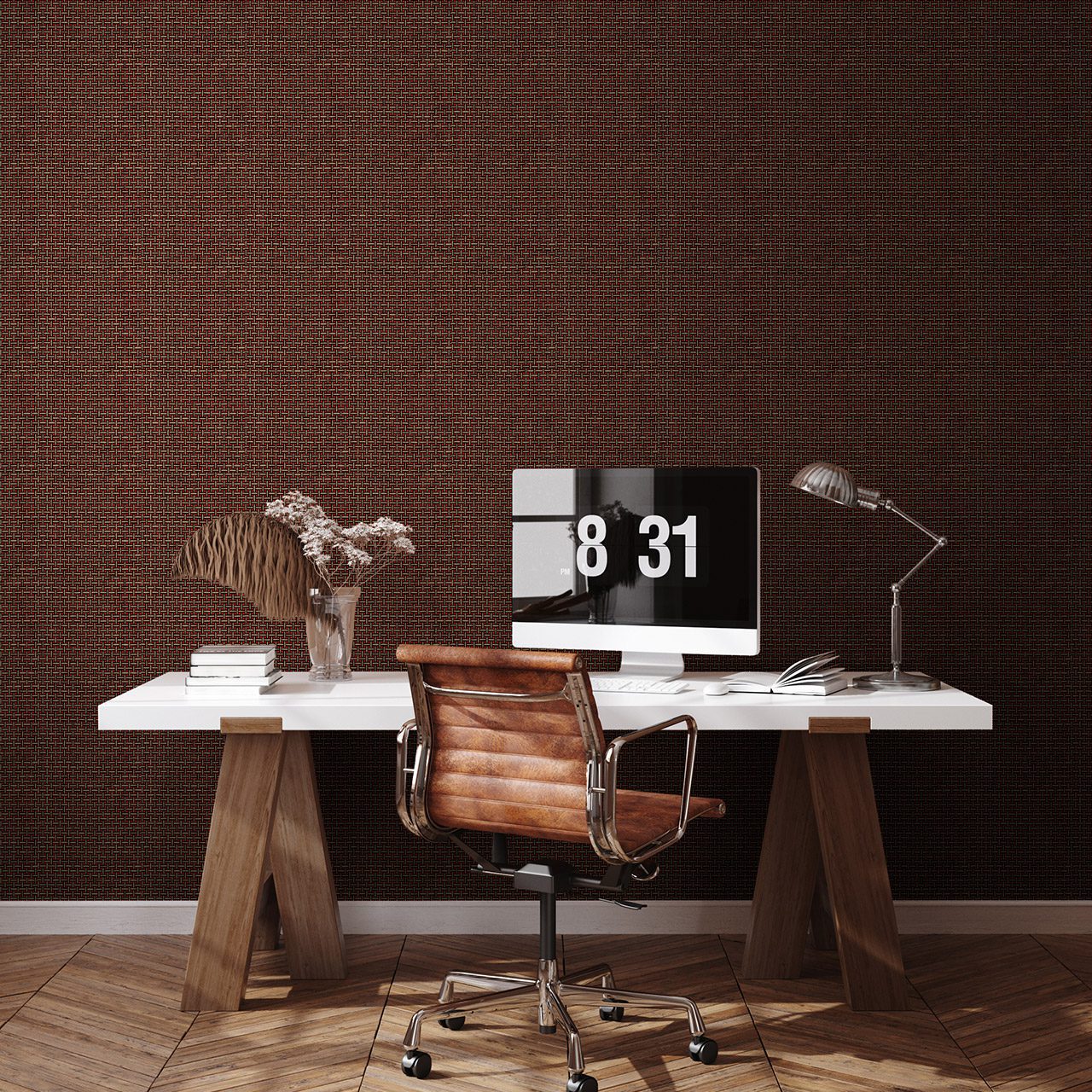 Chocolate & Fraise Black by Coordonné, wallpaper