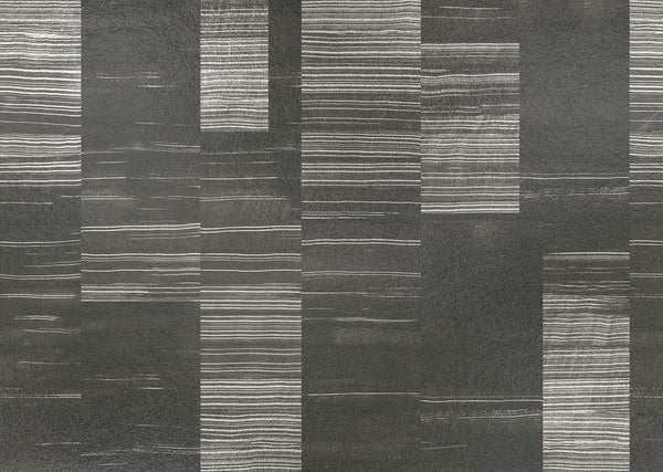 Earth Layers Metallics Onyx by Coordonné, wallpaper mural