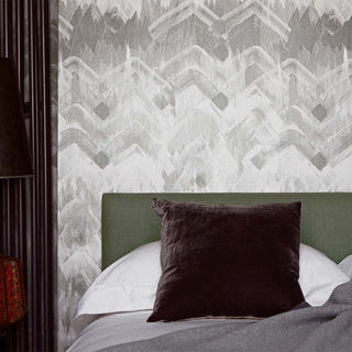 Gris chevron brossé