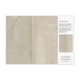 Velar Plain Crème by 17 Patterns