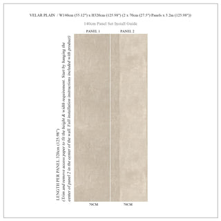 Velar Plain Crème by 17 Patterns