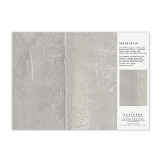 Velar Plain Light Grey by 17 Patterns