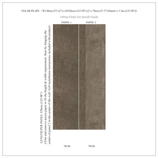 Velar Plain Latte by 17 Patterns