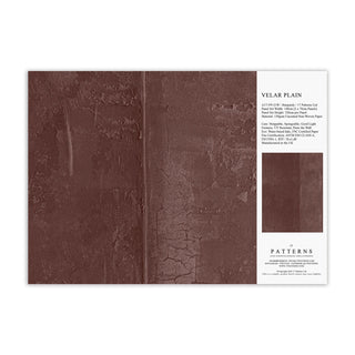 Velar Plain Burgundy by 17 Patterns