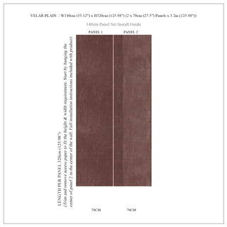 Velar Plain Burgundy by 17 Patterns
