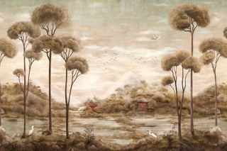 Xi Hu Lake Tapestry Amber