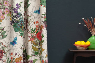Bloomsbury Garden Cotton Linen Bone by Timorous Beasties