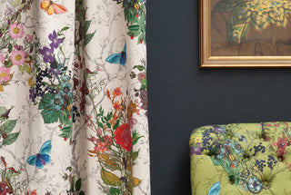 Bloomsbury Garden Cotton Linen Bone by Timorous Beasties