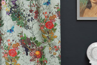 Bloomsbury Garden Cotton Linen Mint by Timorous Beasties
