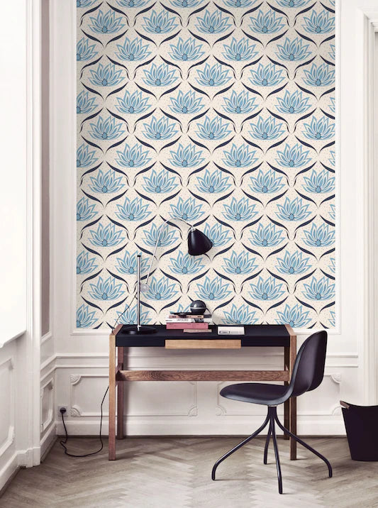 Lotus Nuage by Maison Martin Morel, wallpaper