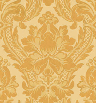 Venetian Damask Mustard by Coordonné, wallpaper