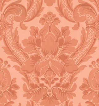 Venetian Damask Peach by Coordonné, wallpaper