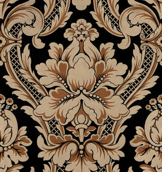 Venetian Damask Onyx by Coordonné, wallpaper