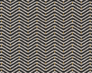 Zigzagueo Black wallpaper by Coordonné