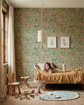 Bucolic Mint detail by Coordonné