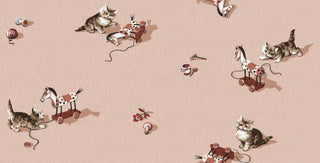 Kittens Peach wallpaper by Coordonné