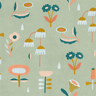 Lush Mint wallpaper by Coordonné