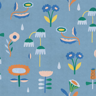 Lush Indigo wallpaper by Coordonné