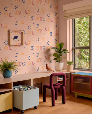 Wordplay Peach detail by Coordonné