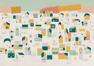 Hometown Lilac wallpaper by Coordonné