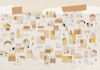 Hometown Natural wallpaper by Coordonné
