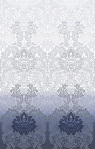 Disappearing Damask Superwide Blue