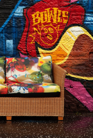 Graffiti All Over Performance Fabric Original by Timorous Beasties