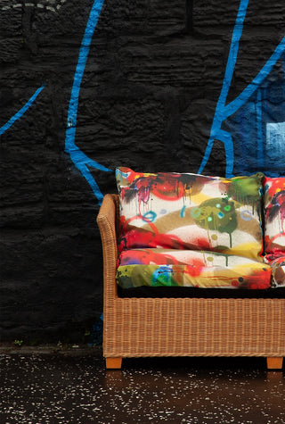 Graffiti All Over Performance Fabric Original by Timorous Beasties