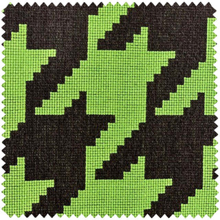 Houndstooth Green / Black