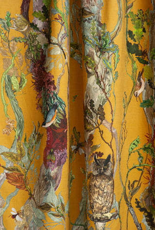 Indie Wood Cotton Linen Mustard