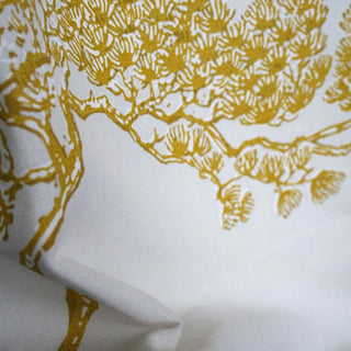 Japanese Tree Hand Printed Yellow