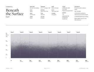 Beneath the Surface Depth by Light Shadow x NewWall, wallpaper mural