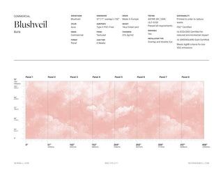 Blushveil Aura by Light Shadow x NewWall, wallpaper mural