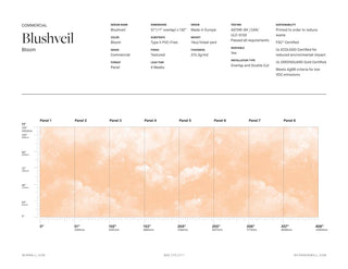 Blushveil Bloom by Light Shadow x NewWall, wallpaper mural