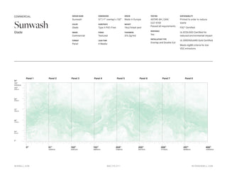 Sunwash Glade by Light Shadow x NewWall, wallpaper mural