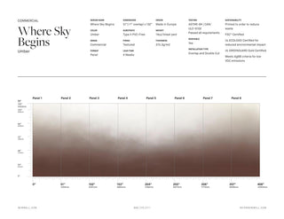 Where Sky Begins Umber by Light Shadow x NewWall, wallpaper mural