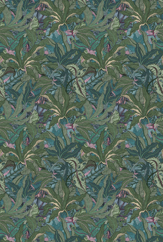 Leaforia Performance Fabric Verde by Timorous Beasties