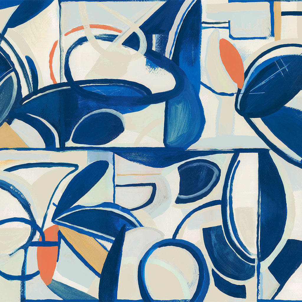 Abstract Blue Large Giant Abstract Blue – NewWall Inc.