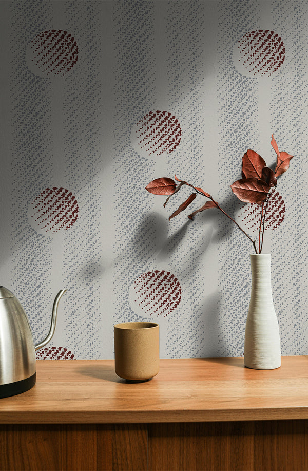 Vibration Grey by Maison Martin Morel, wallpaper